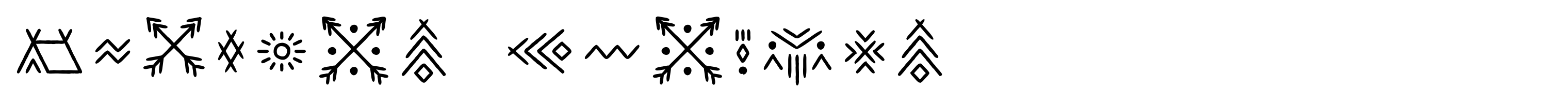 Wigwams Symbols
